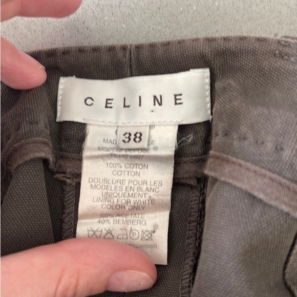 CELINE pants vintage grey size 38 - Picture 4 of 6